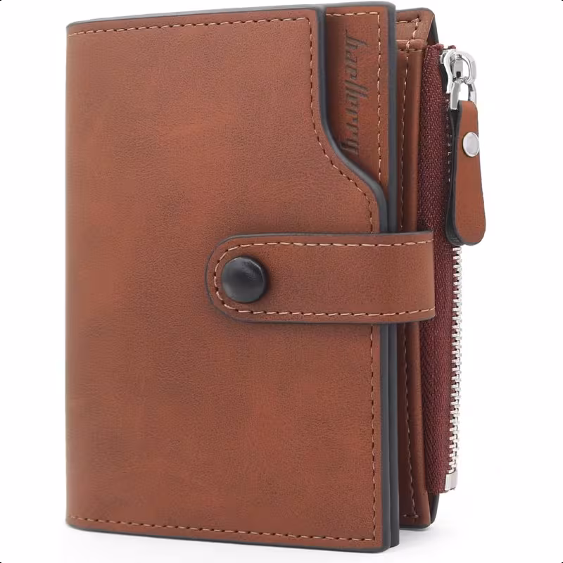 メンズRFID防止スリム二つ折り財布  D74W59-22